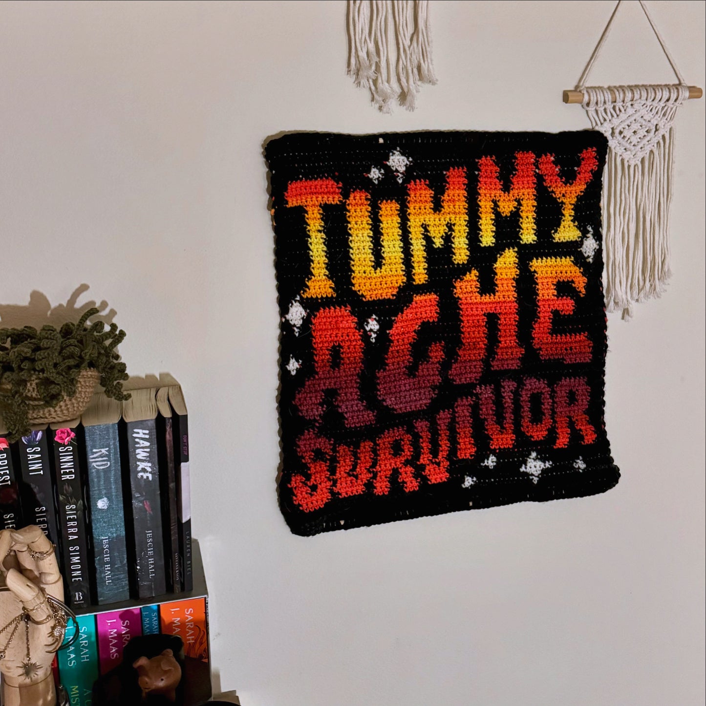 Tummy Ache Survivor tapestry